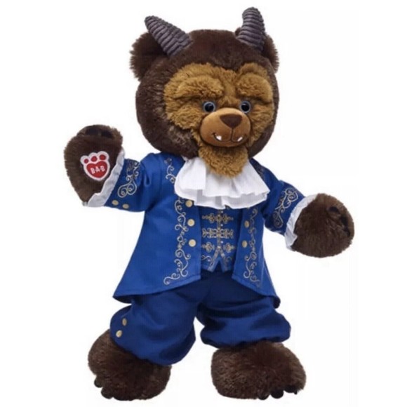 Disney‎ Beauty & The Beast Build A Bear  Plush Stuffed Doll Ballroom Outfit BATB - Picture 1 of 6